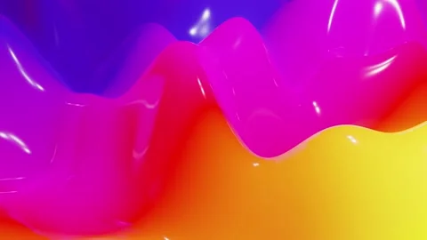 Stylish abstract looped background, changing surface of soft translucent Stock Footage 140267635