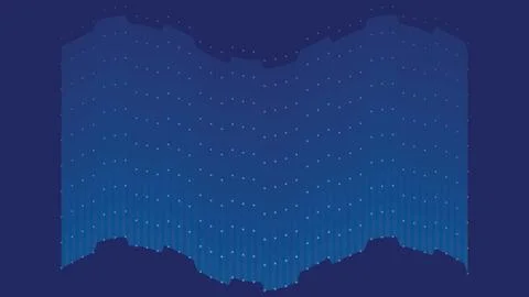 Stylish abstract wave pattern design in shades of blue with soft gradient a.. イラスト素材