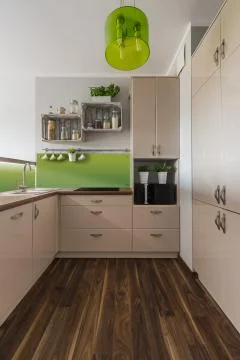 Stylish and bright kitchen Foto stock