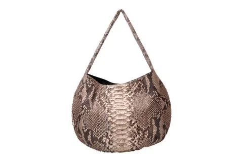 Stylish and elegant python leather ladies bag 写真素材