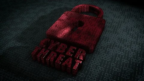 Stylish and hyper realistic 3D CGI render of a stylised system security Stock Footage 198171417