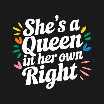 Stylish and Motivating G?? A Strong Women's Design for Inspirational Messages Stock Illustration
