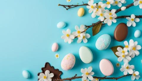 A stylish and tender spring template for a greeting card or banner with a f.. Stock Illustration