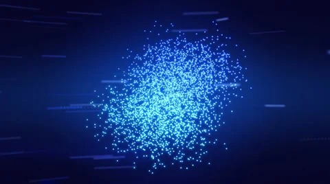 Stylish animation of digital countdown Stock Footage 6655561