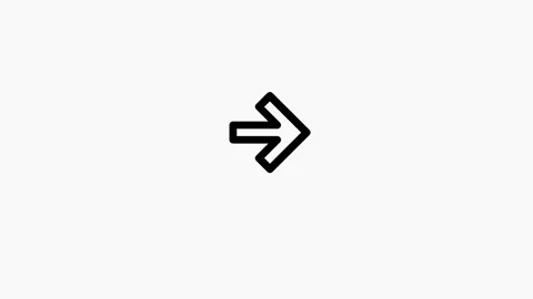 Stylish Arrow Motion Icon 4K  Seamless After Effects Animation Stock Footage 312231210