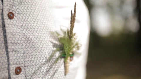 Stylish attributes groom Stock-Footage 89785437