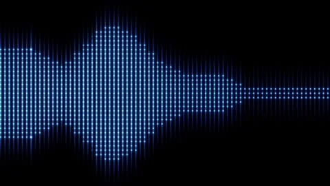 Stylish audio reactive disco equalizer Stock Footage 261710637