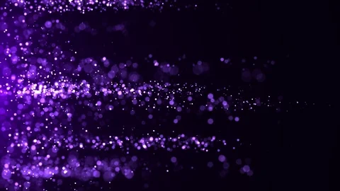 Stylish background with bright particles of dust and bokeh and sparkling Stock Footage 310735606