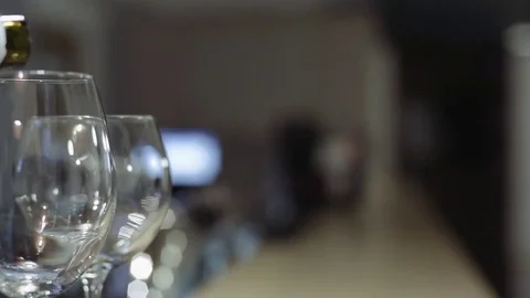 Stylish barman in action in a bar Stock Footage 83772365