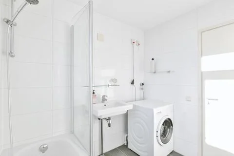 Stylish bathroom design Stock Photos