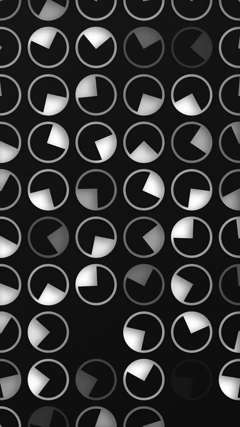 Stylish Black and White Geometric Pattern Vertical Background Stock Footage 339790820