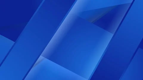 Stylish blue geometric abstract with overlapping gradient elements seamless 4k Stock Footage 295103182