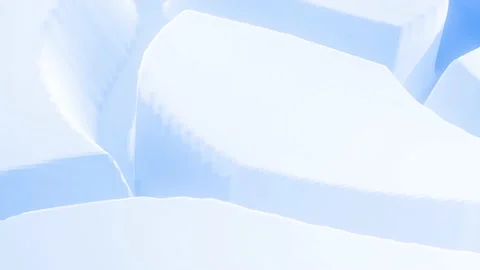 Stylish blue white creative abstract low poly background in 4k. Abstract wavy Stock Footage 138105490