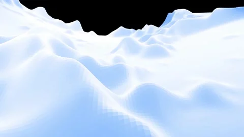 Stylish blue white creative abstract low poly background in 4k. Abstract wavy Stock Footage 141679589