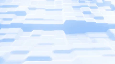 Stylish blue white creative abstract low poly background in 4k. Abstract wavy Stock Footage 141679774