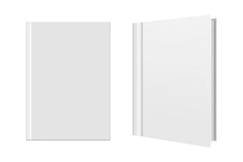 Stylish book mockup vector design illustration isolated on white background Stock Illustration