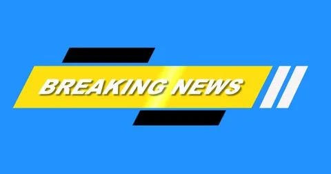Stylish Breaking News Lower Third. High-quality broadcast studio asset brea.. Stock Illustration