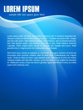 Stylish brochure design Stock Illustration