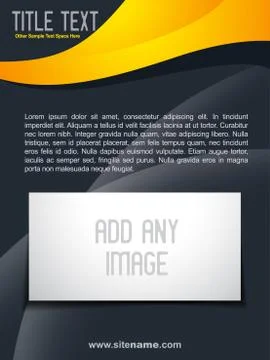 Stylish brochure design Stock Illustration