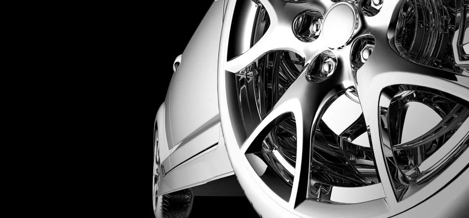 Stylish car model Stock Illustration