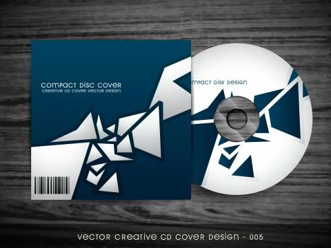 Stylish cd cover design Stock-Illustration