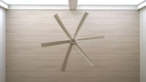 Stylish ceiling fan/High speed rotation/4K-UHD-60FPS Stock Footage 156780541