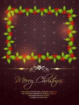 Stylish christmas background Stock Illustration