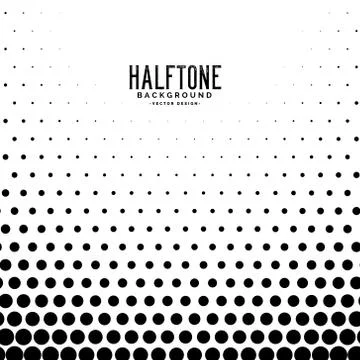 Stylish circle halftone pattern background Stock Illustration