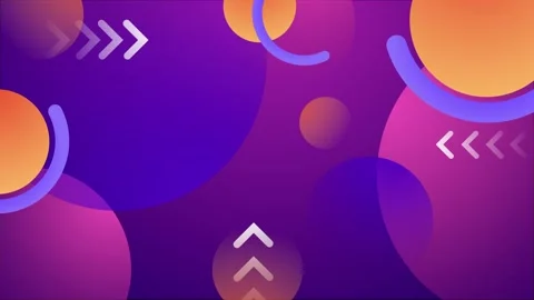 Stylish colorful gradient tones in vibrant geometric patterns with modern Stock Footage 293660915