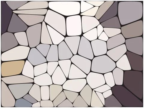 Stylish colorful mosaic pattern Illustrazione stock