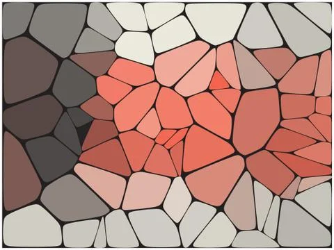 Stylish colorful mosaic pattern 스톡 일러스트