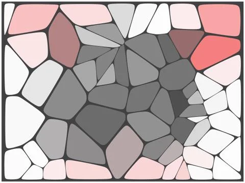 Stylish colorful mosaic pattern 스톡 일러스트
