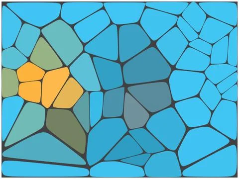 Stylish colorful mosaic pattern 스톡 일러스트