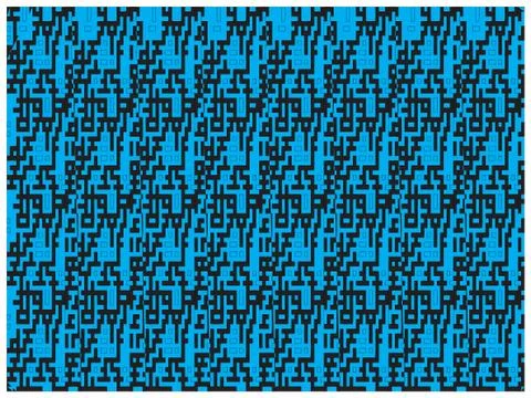 Stylish colorful mosaic pattern Illustrazione stock