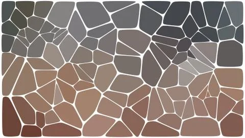 Stylish colorful mosaic pattern Illustrazione stock