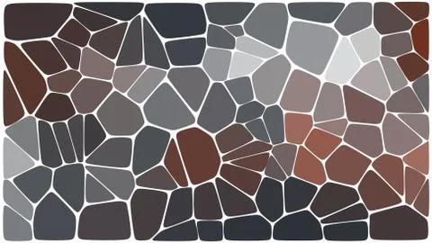 Stylish colorful mosaic pattern Stock Illustration