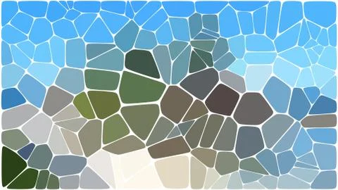 Stylish colorful mosaic pattern Stock Illustration