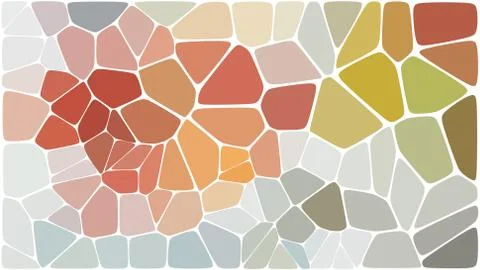 Stylish colorful mosaic pattern Illustrazione stock