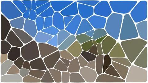 Stylish colorful mosaic pattern 스톡 일러스트