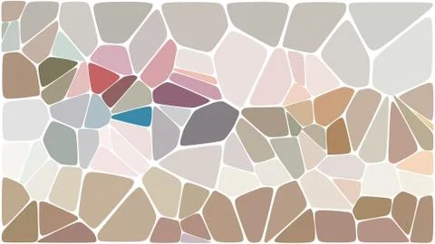 Stylish colorful mosaic pattern 스톡 일러스트