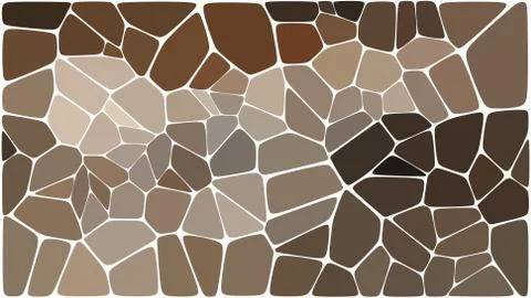 Stylish colorful mosaic pattern Stock Illustration