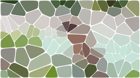 Stylish colorful mosaic pattern Illustrazione stock