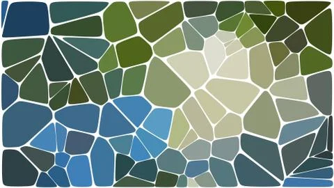 Stylish colorful mosaic pattern Illustrazione stock