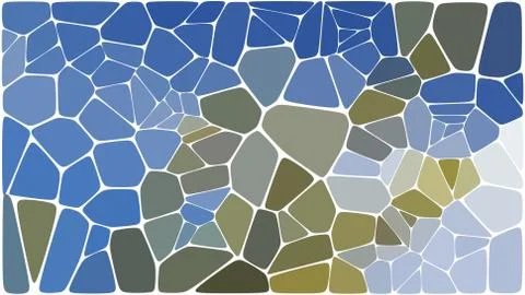 Stylish colorful mosaic pattern Illustrazione stock
