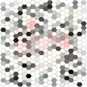 Stylish colorful mosaic pattern 스톡 일러스트