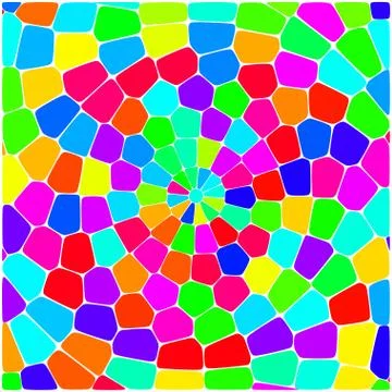 Stylish colorful mosaic pattern 스톡 일러스트