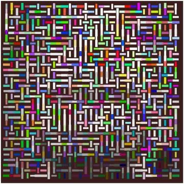 Stylish colorful mosaic pattern 스톡 일러스트
