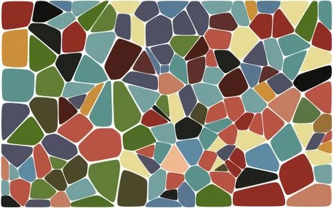 Stylish colorful mosaic pattern 스톡 일러스트