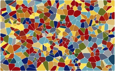 Stylish colorful mosaic pattern Stock Illustration