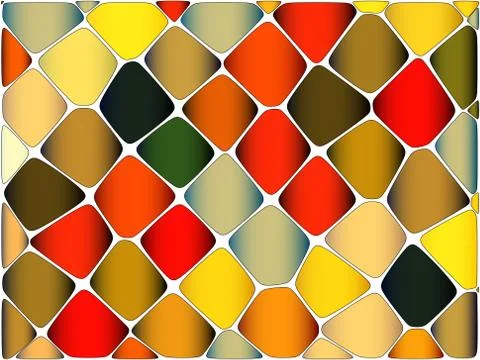 Stylish colorful mosaic pattern Stock Illustration